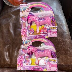 Two Little Live Pets My Dancing Unicorn Sparkles Figure Interactive Collection